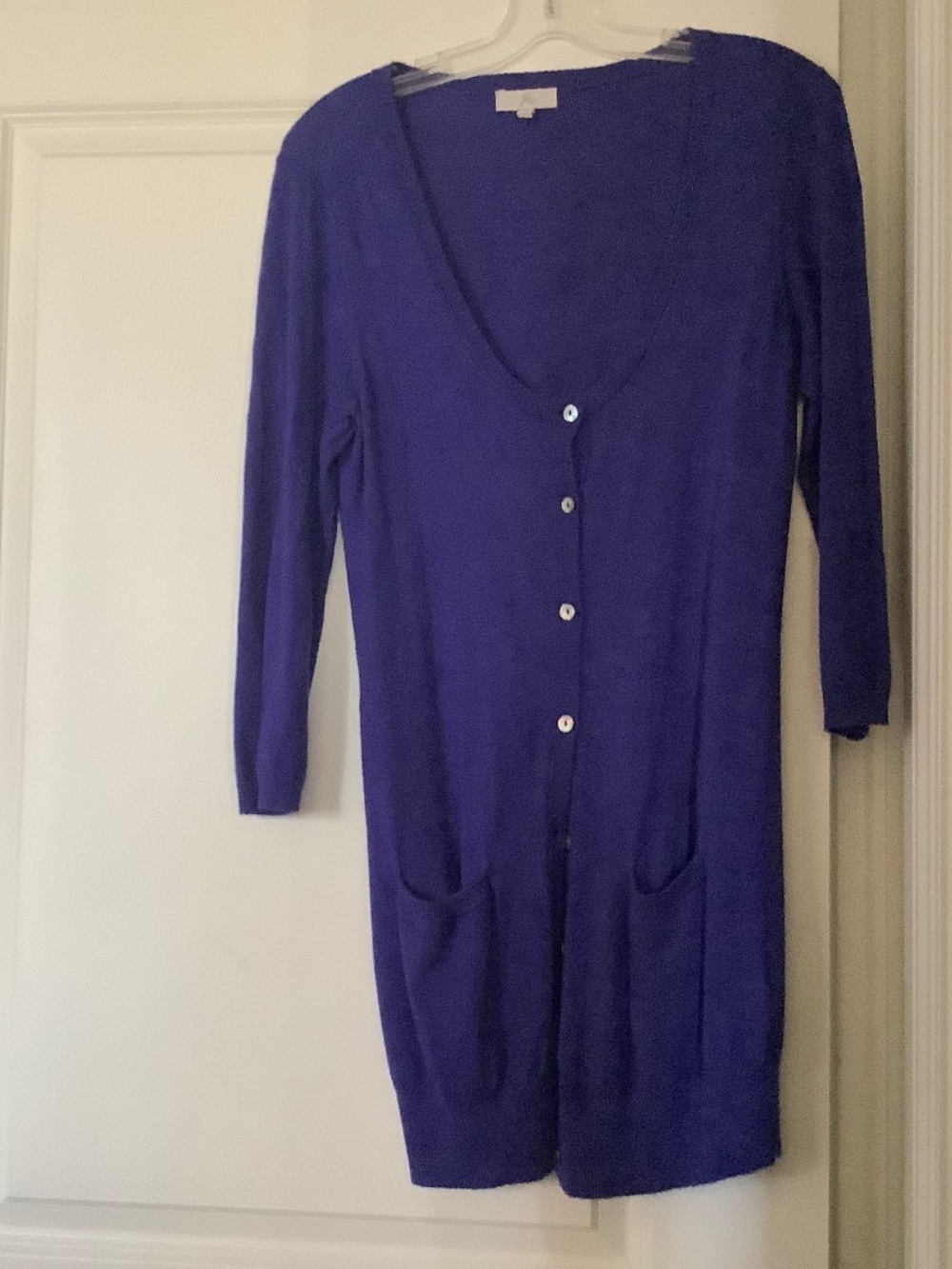 Joie long sleeves purple cashmere blend cardigan